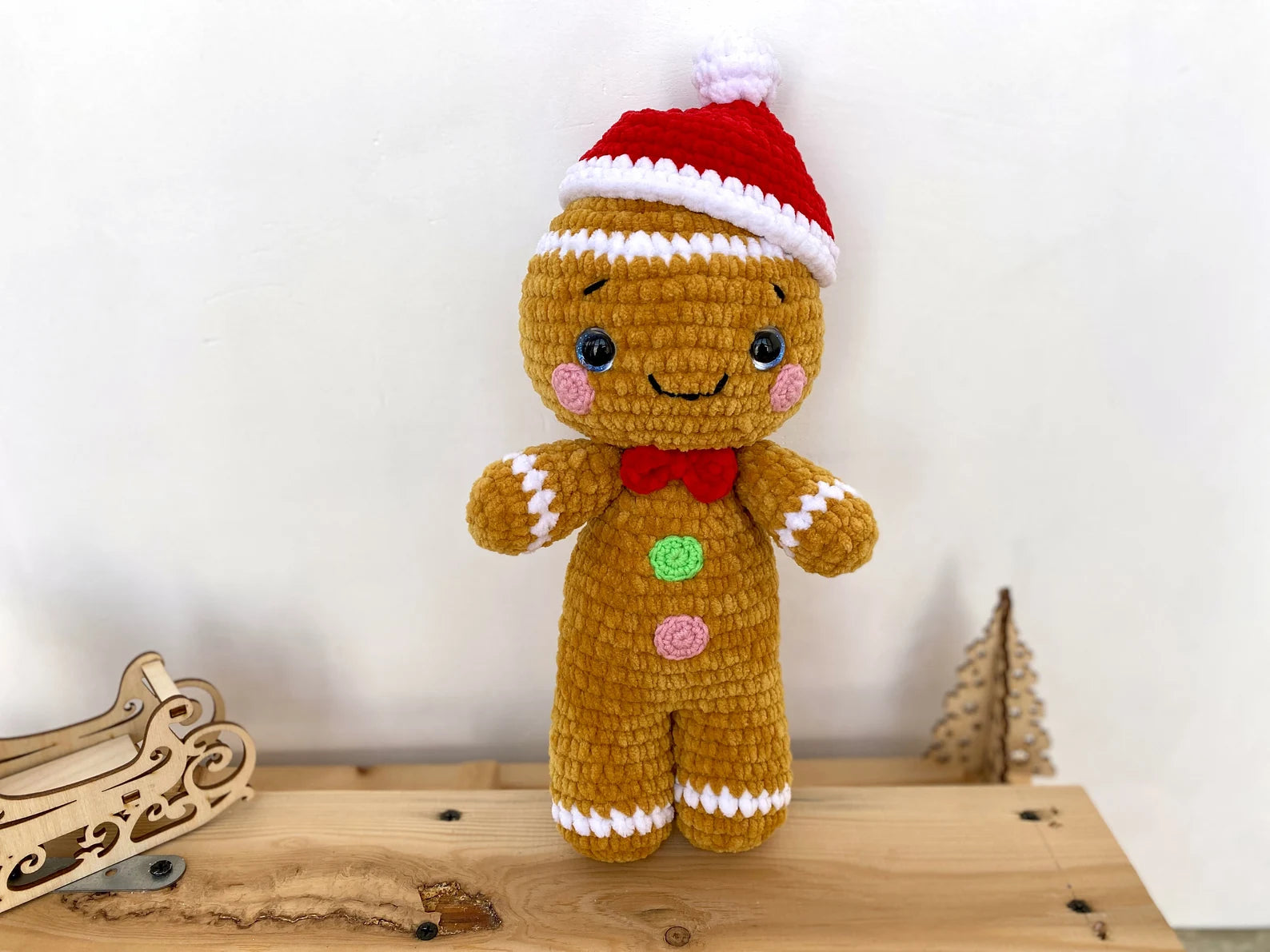 Crochet pattern DEER, GINGERBREAD and SNOWMAN Christmas bundle- New year gift
