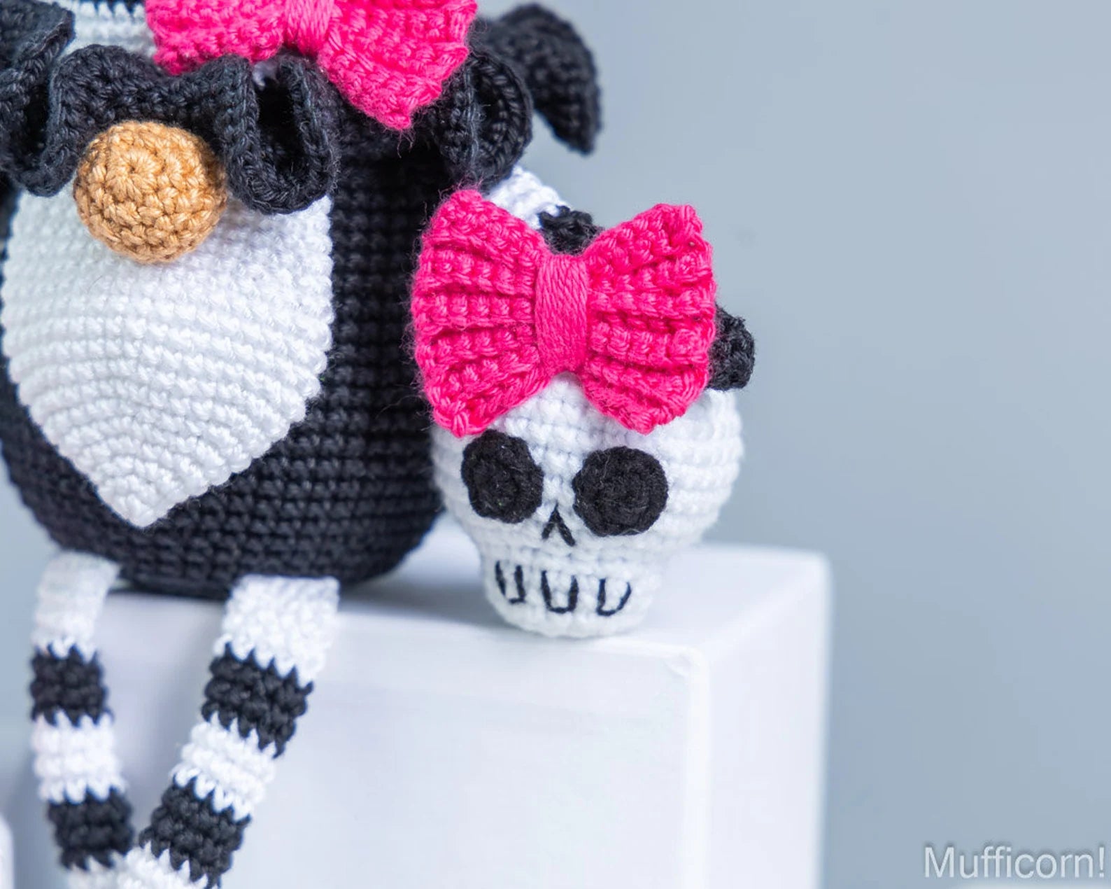 Gnome Witch, Keychain Skull, Gnome with Pumpkin & Amigurumi Witch Crochet – Halloween Patterns Bundle