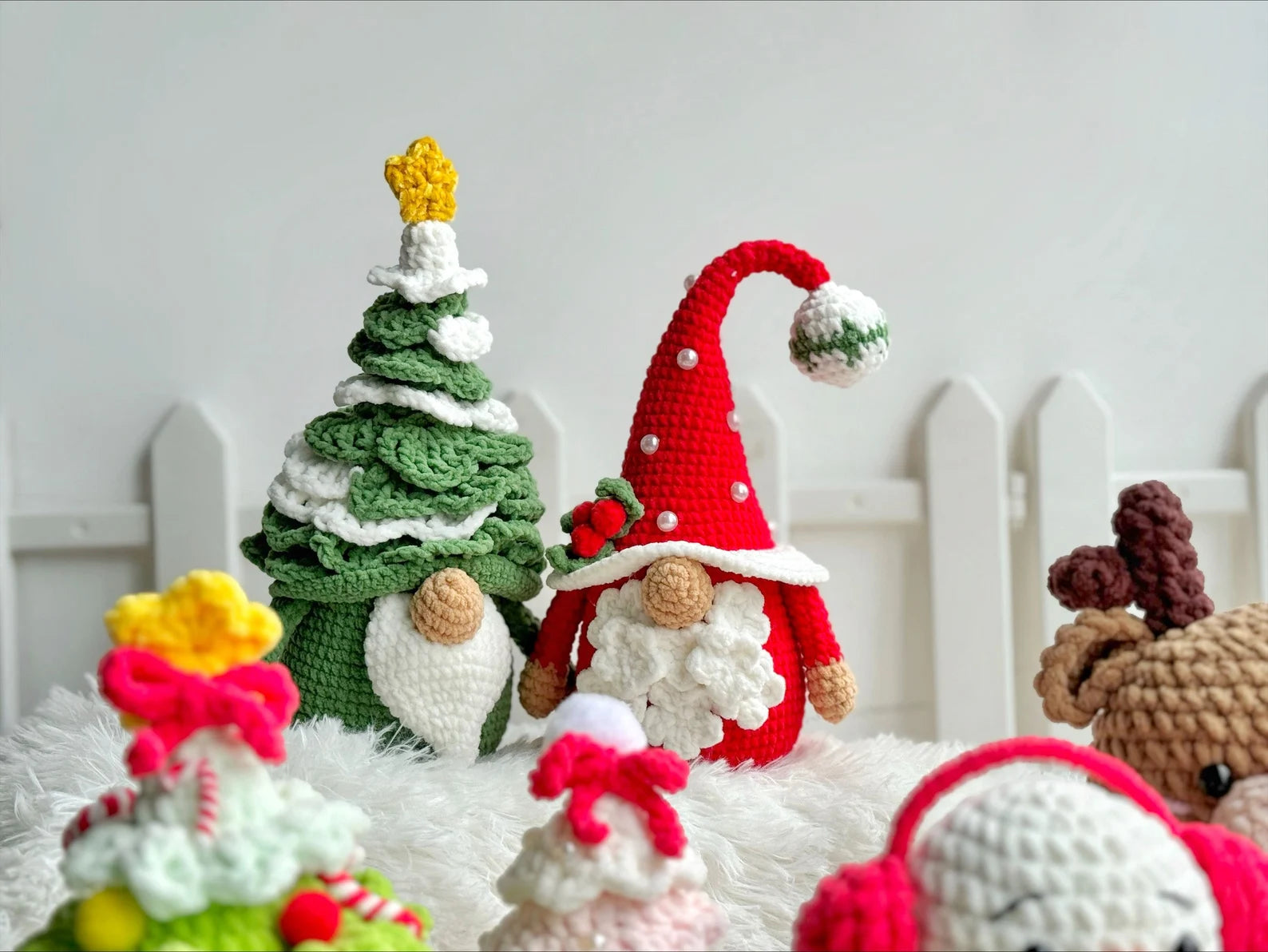 Christmas Crochet Pattern Bundle: Santa, Snowman, Tree (PDF Pattern)