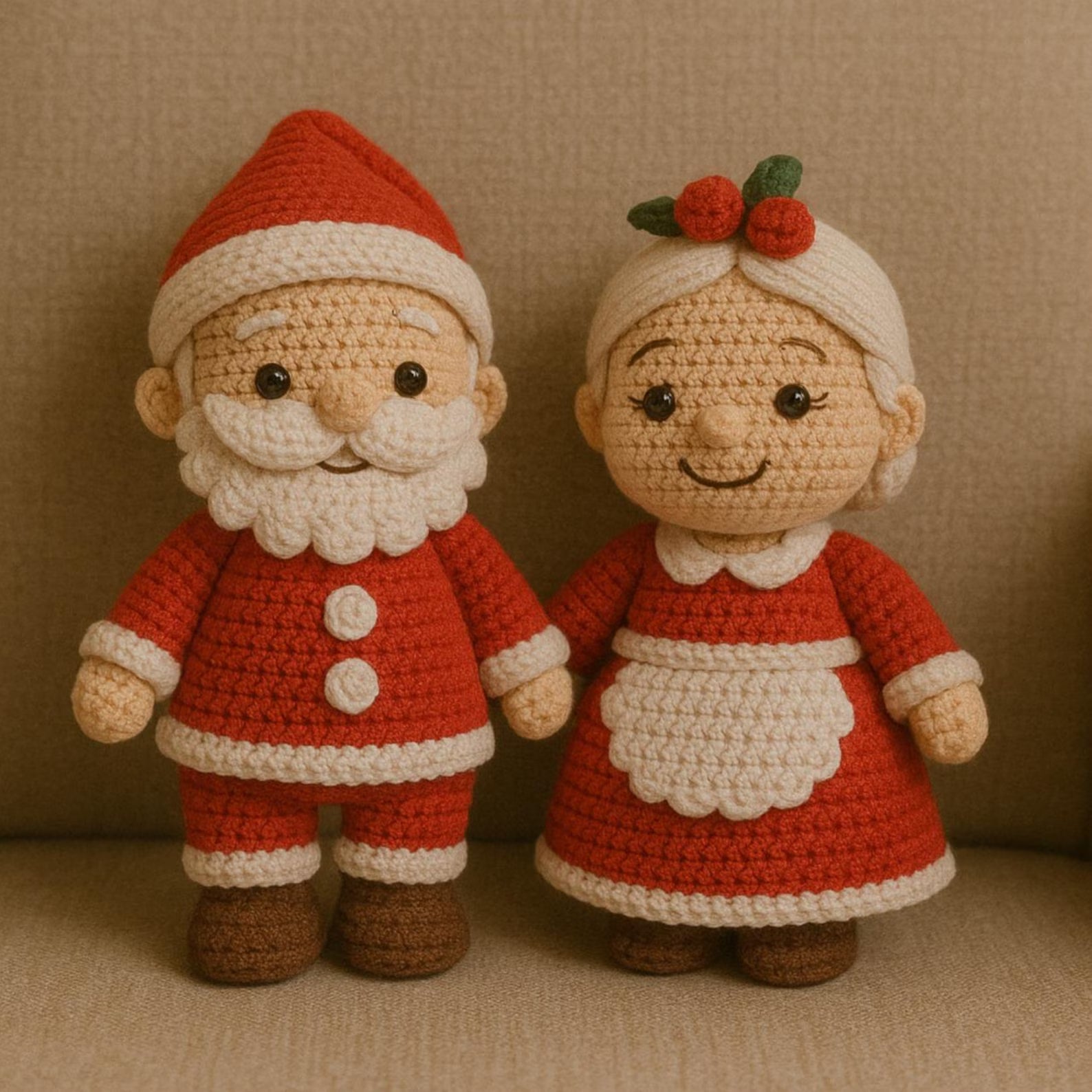 4-in-1 Christmas Crochet Pattern Bundle | Santa, Elves & Holiday Cheer